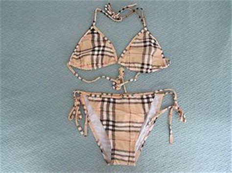 burberry ombre plaid|Burberry plaid bikini.